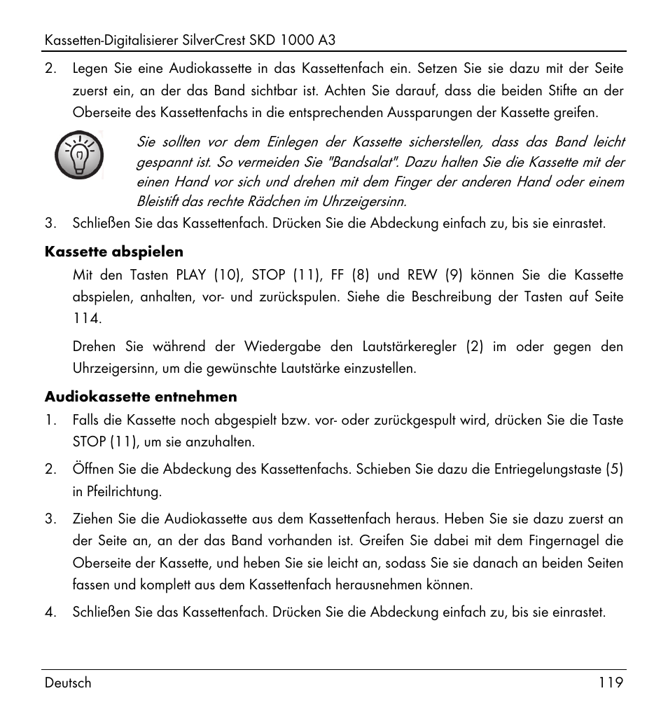 Silvercrest SKD 1000 A3 User Manual | Page 121 / 134
