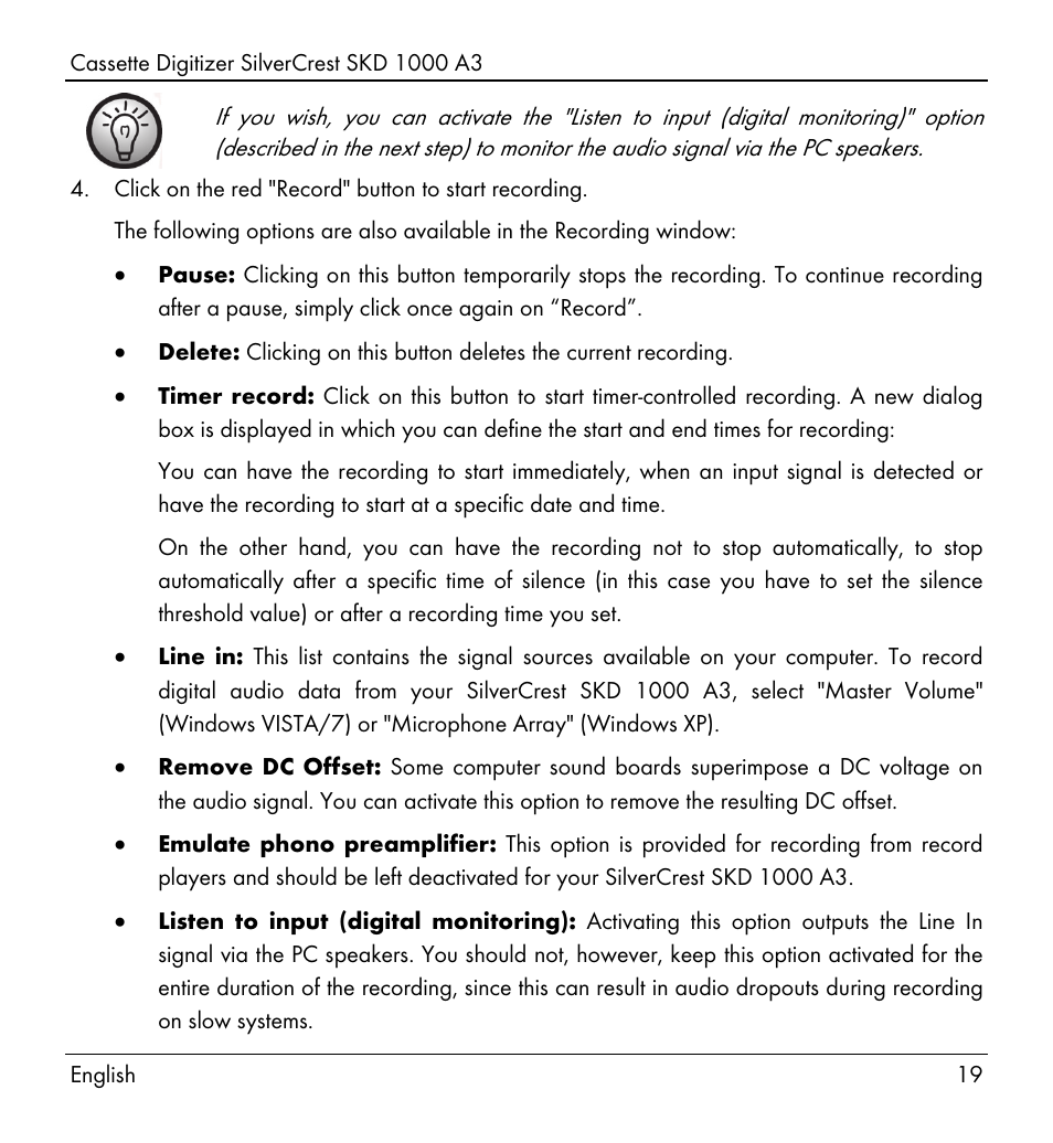 Silvercrest SKD 1000 A3 User Manual | Page 21 / 134