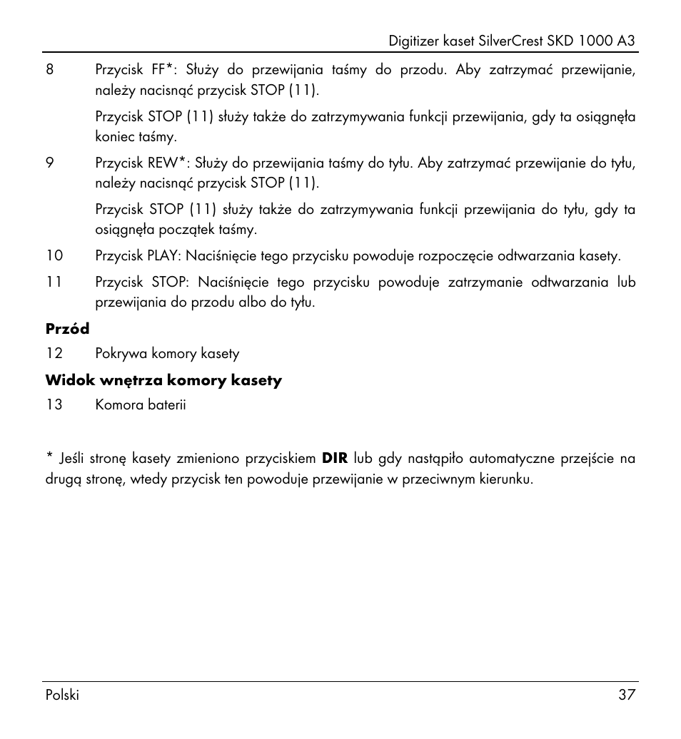 Silvercrest SKD 1000 A3 User Manual | Page 39 / 134