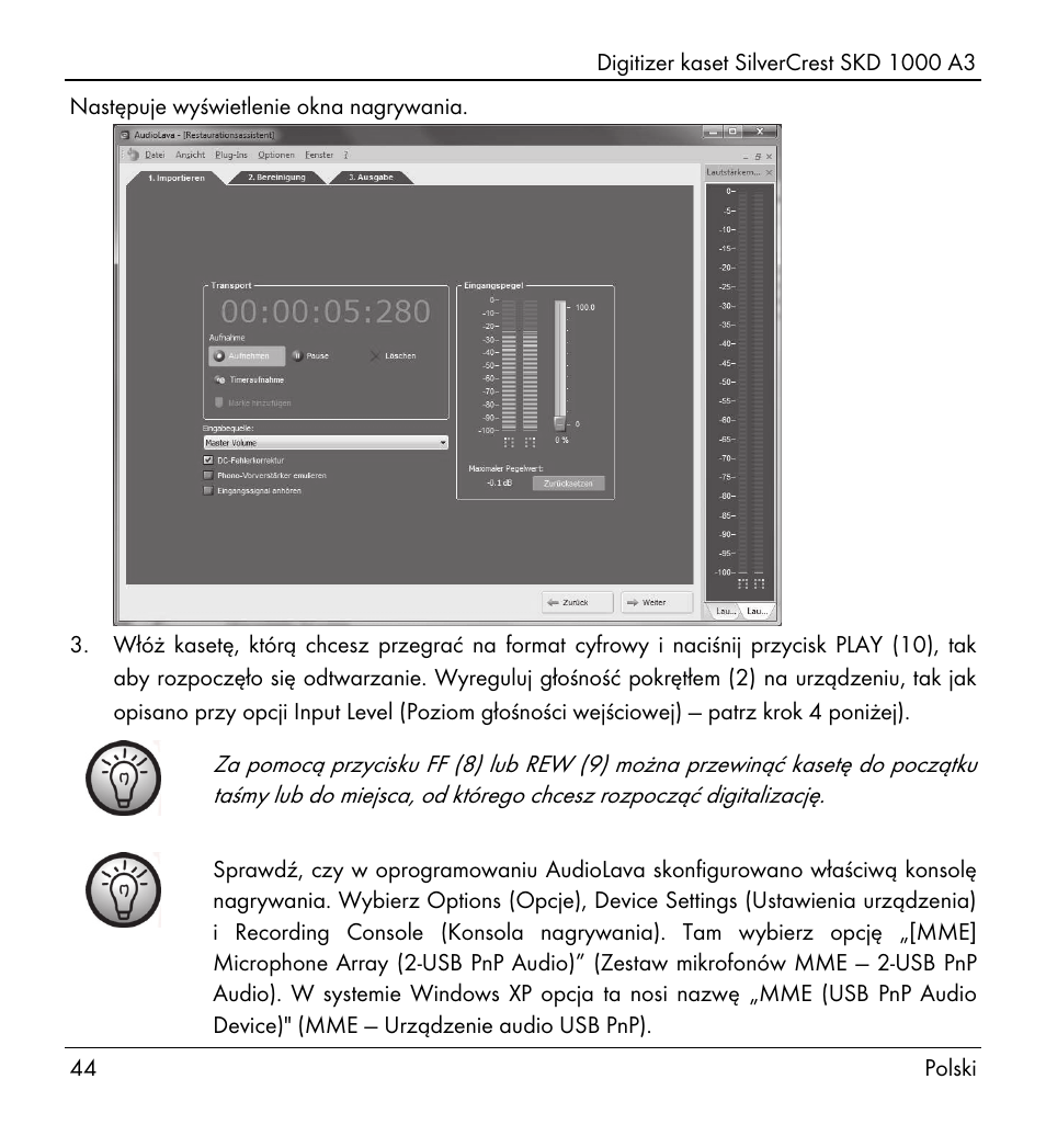 Silvercrest SKD 1000 A3 User Manual | Page 46 / 134