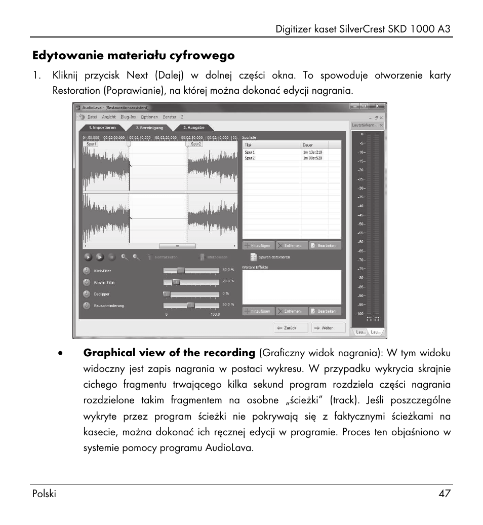 Silvercrest SKD 1000 A3 User Manual | Page 49 / 134