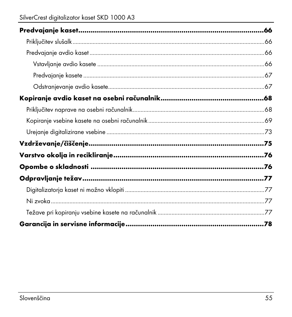 Silvercrest SKD 1000 A3 User Manual | Page 57 / 134