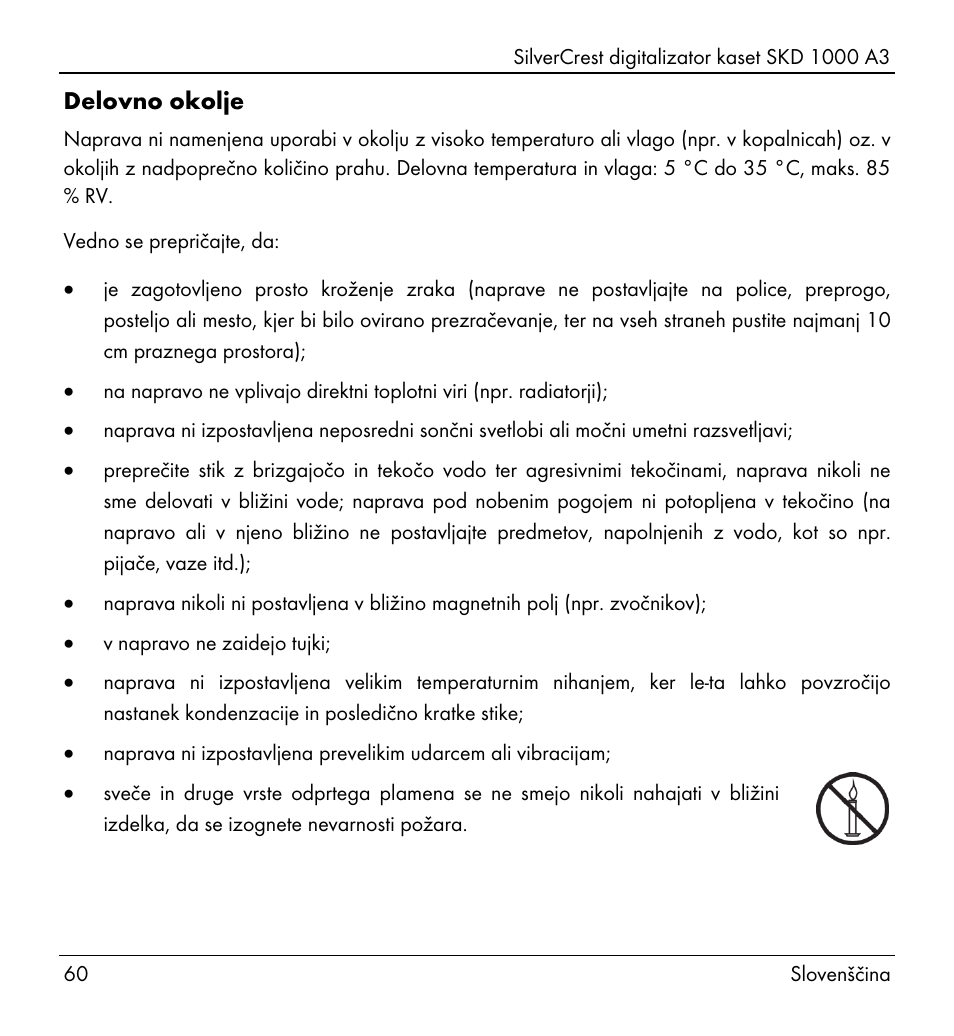 Silvercrest SKD 1000 A3 User Manual | Page 62 / 134