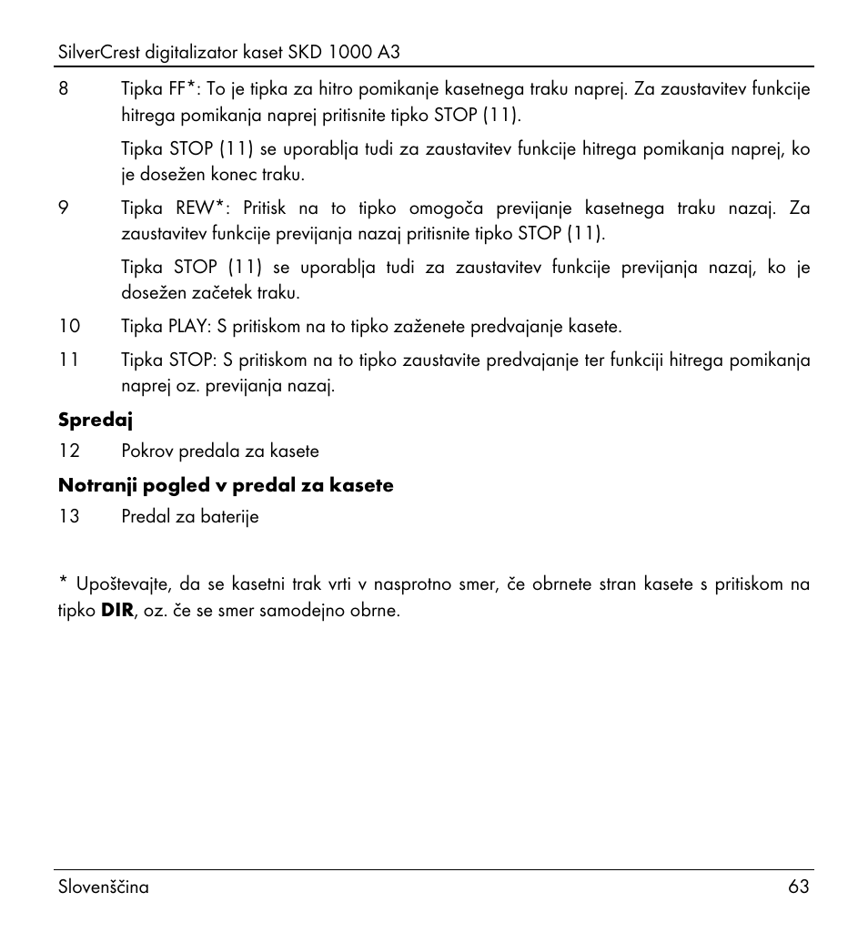 Silvercrest SKD 1000 A3 User Manual | Page 65 / 134