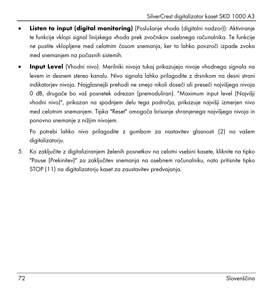 Silvercrest SKD 1000 A3 User Manual | Page 74 / 134