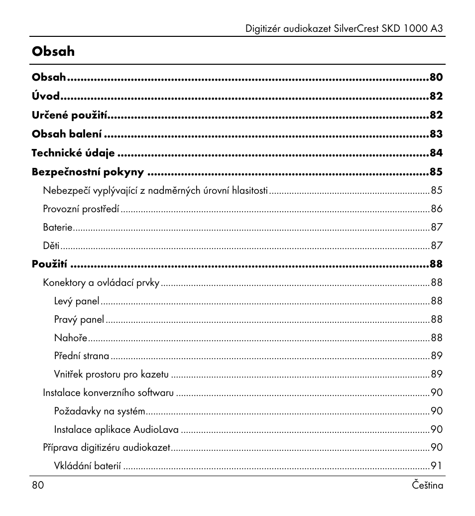 Silvercrest SKD 1000 A3 User Manual | Page 82 / 134