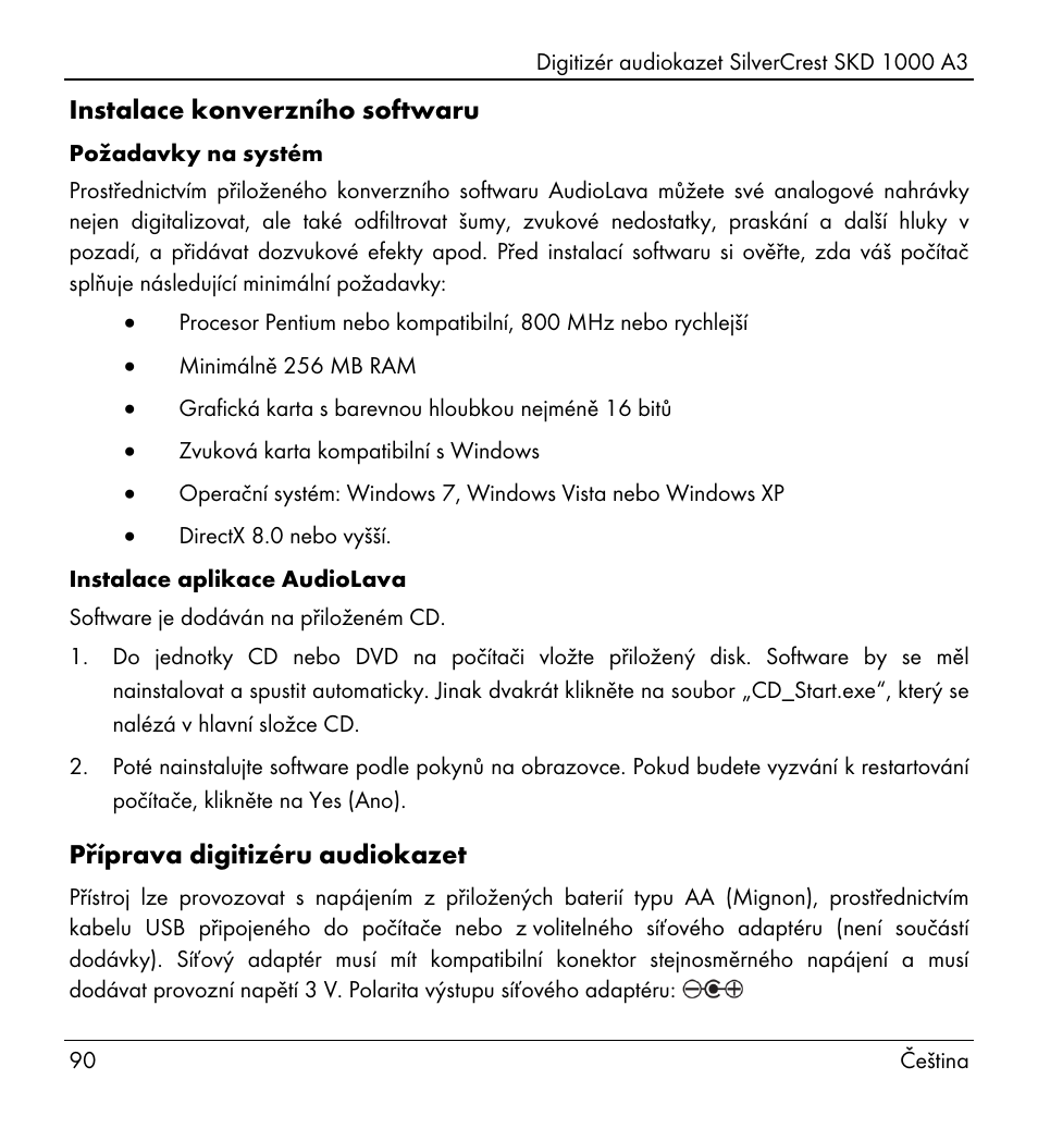 Silvercrest SKD 1000 A3 User Manual | Page 92 / 134