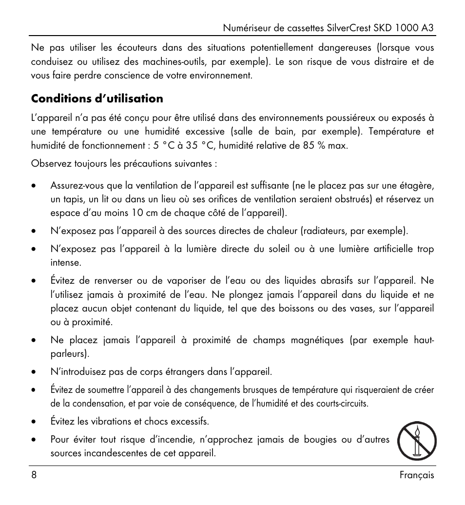 Silvercrest SKD 1000 A3 User Manual | Page 10 / 110