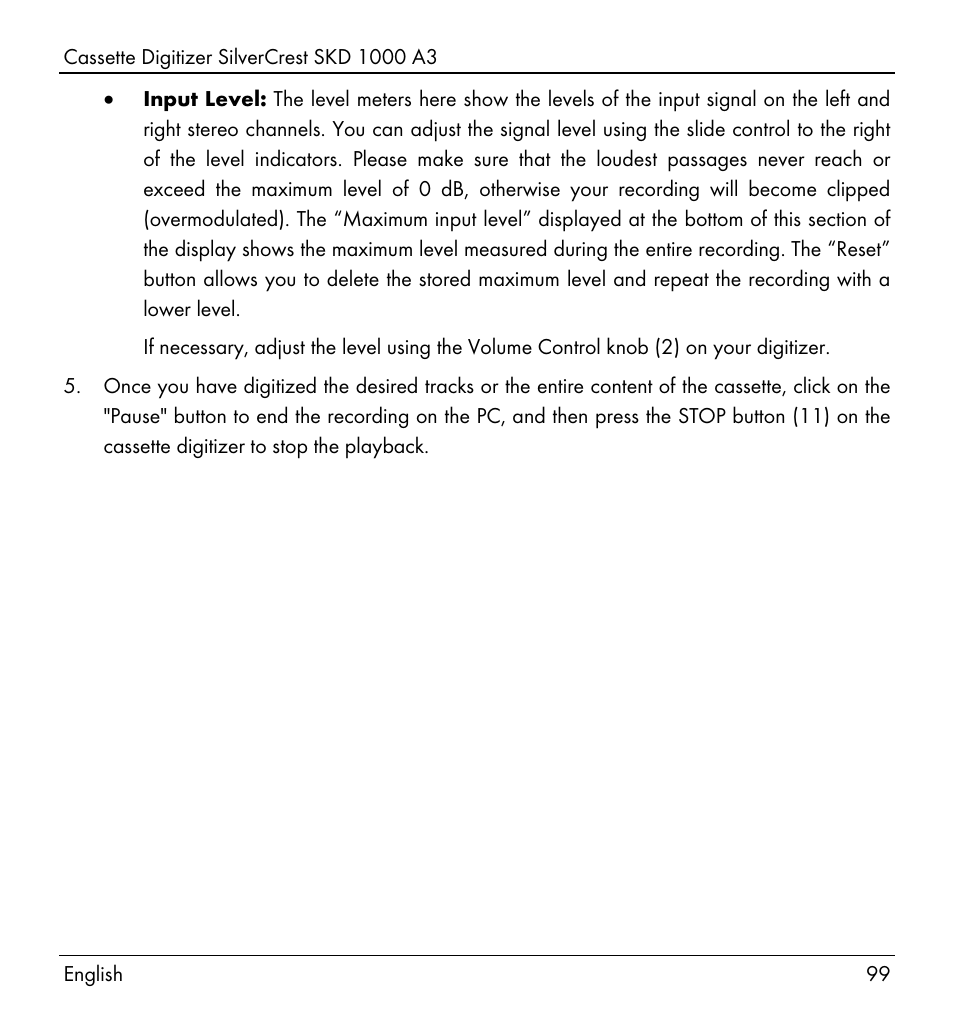 Silvercrest SKD 1000 A3 User Manual | Page 101 / 110