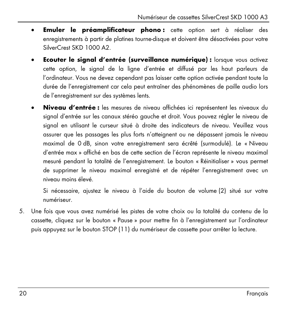 Silvercrest SKD 1000 A3 User Manual | Page 22 / 110