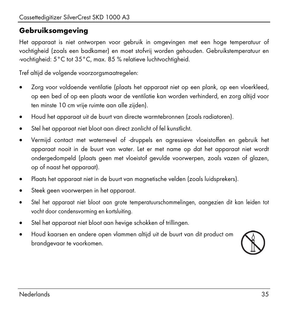 Silvercrest SKD 1000 A3 User Manual | Page 37 / 110