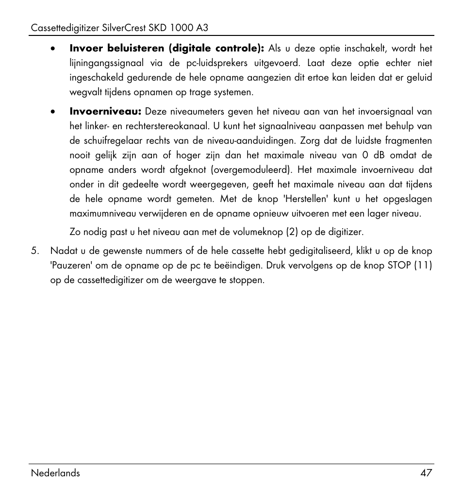 Silvercrest SKD 1000 A3 User Manual | Page 49 / 110