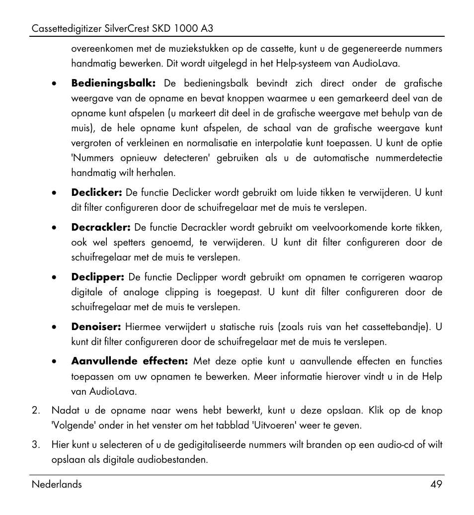 Silvercrest SKD 1000 A3 User Manual | Page 51 / 110