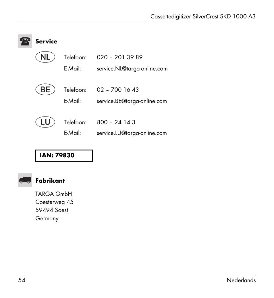 Silvercrest SKD 1000 A3 User Manual | Page 56 / 110