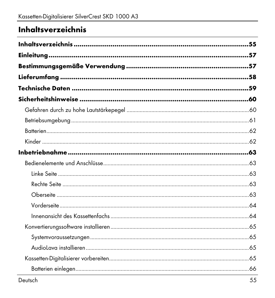 Silvercrest SKD 1000 A3 User Manual | Page 57 / 110