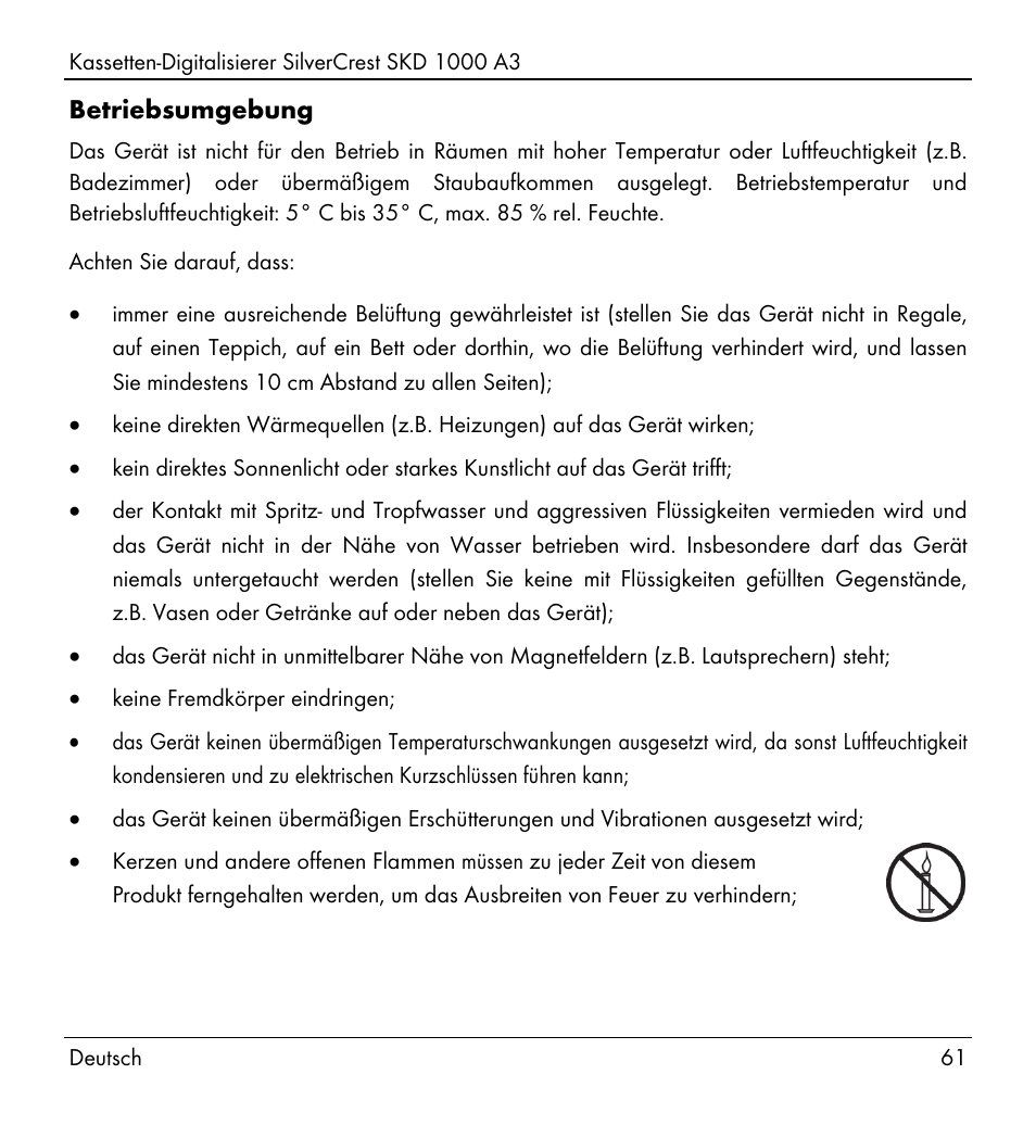 Silvercrest SKD 1000 A3 User Manual | Page 63 / 110