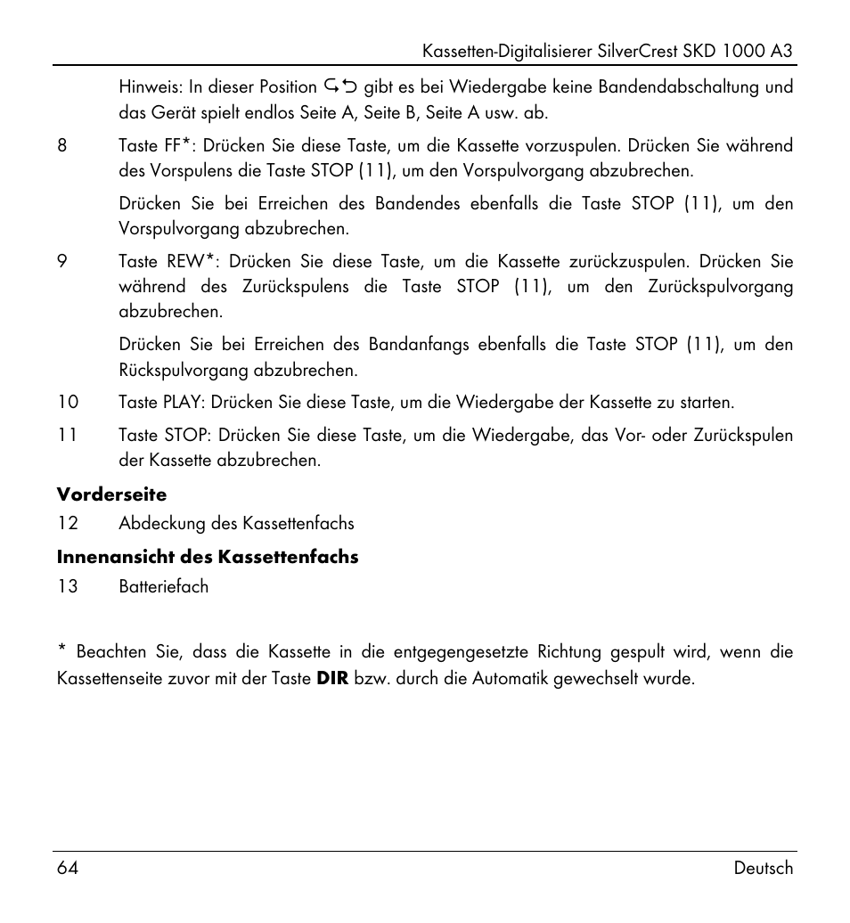 Silvercrest SKD 1000 A3 User Manual | Page 66 / 110