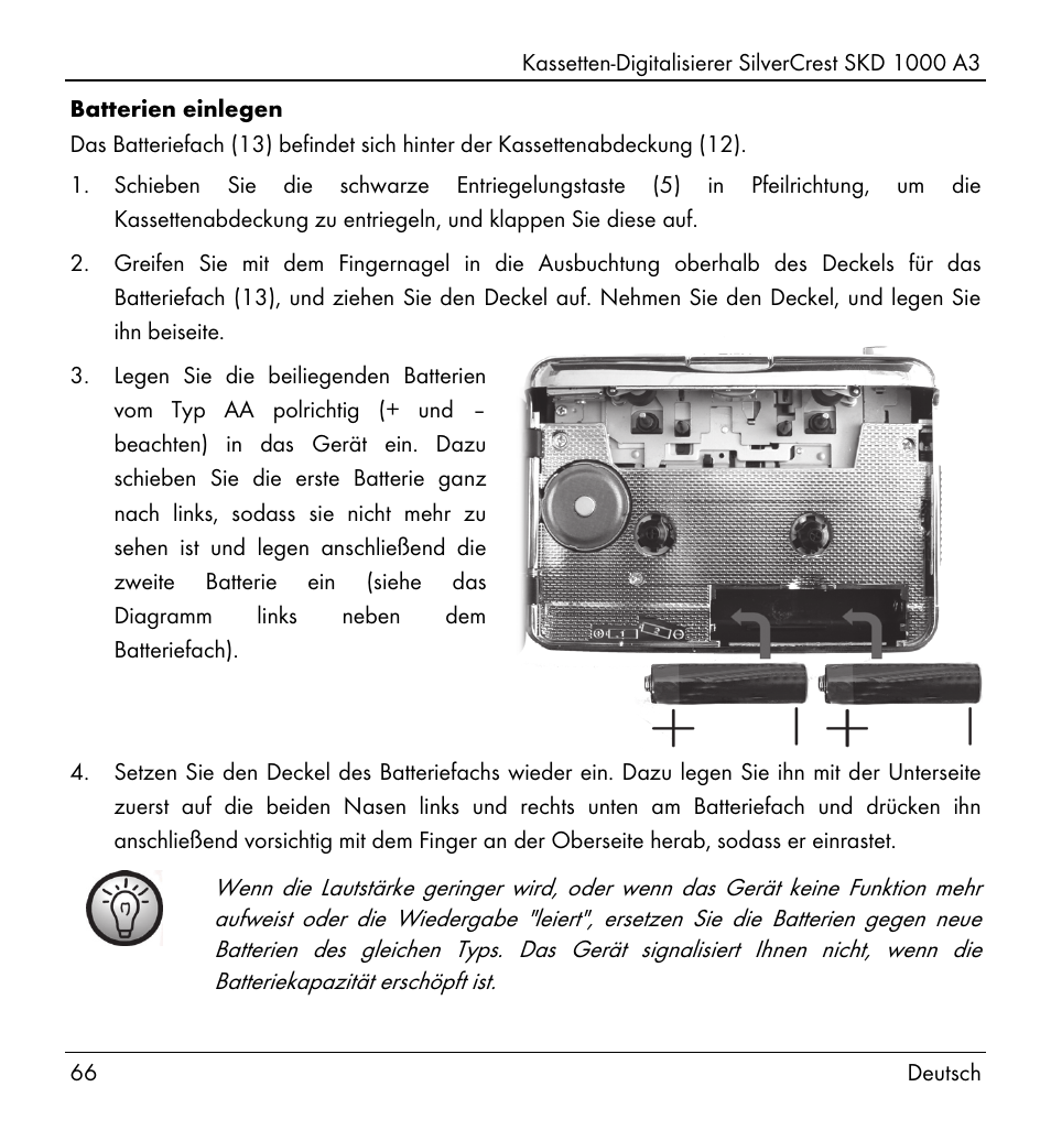 Silvercrest SKD 1000 A3 User Manual | Page 68 / 110