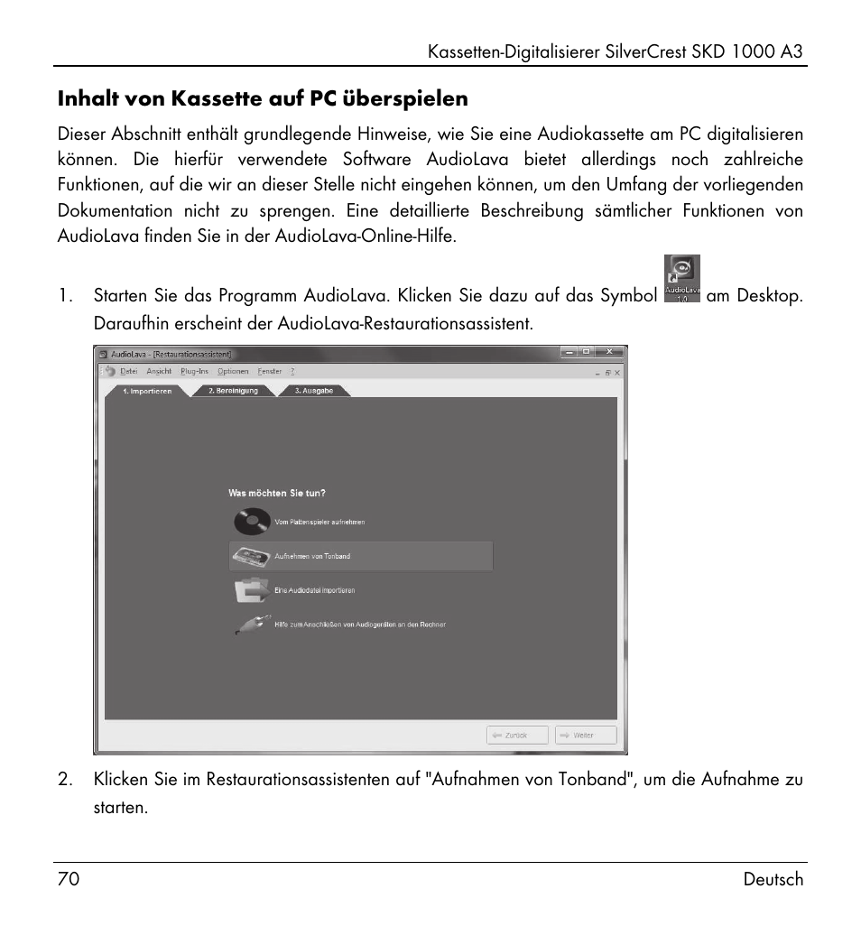Silvercrest SKD 1000 A3 User Manual | Page 72 / 110