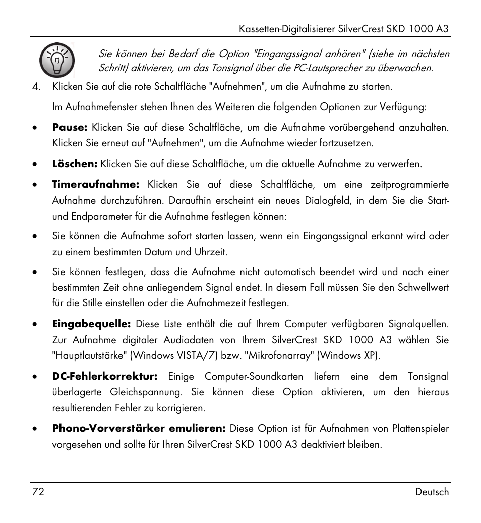 Silvercrest SKD 1000 A3 User Manual | Page 74 / 110