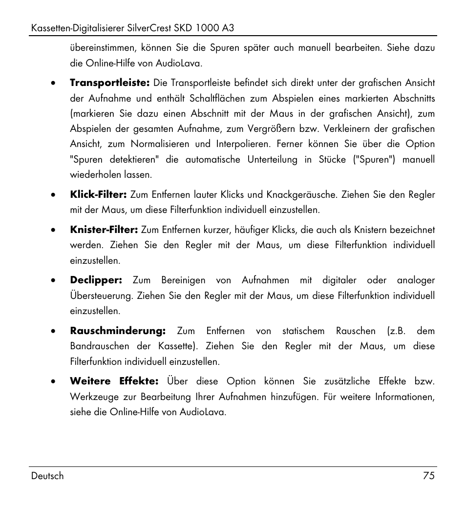 Silvercrest SKD 1000 A3 User Manual | Page 77 / 110