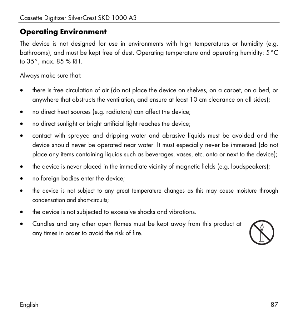 Silvercrest SKD 1000 A3 User Manual | Page 89 / 110