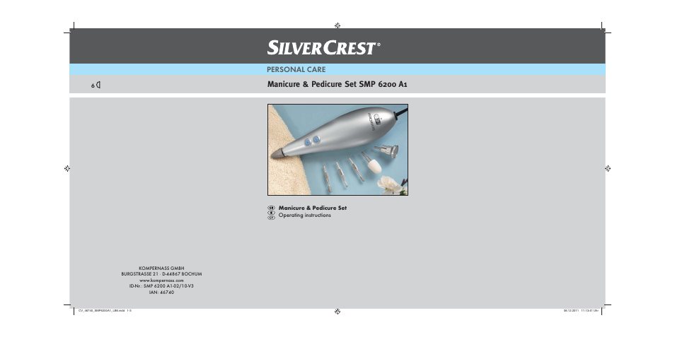 Silvercrest SMP 6200 A1 User Manual | 14 pages