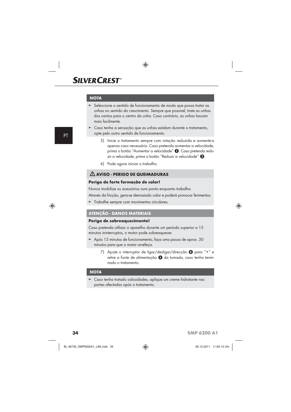 Silvercrest SMP 6200 A1 User Manual | Page 36 / 62