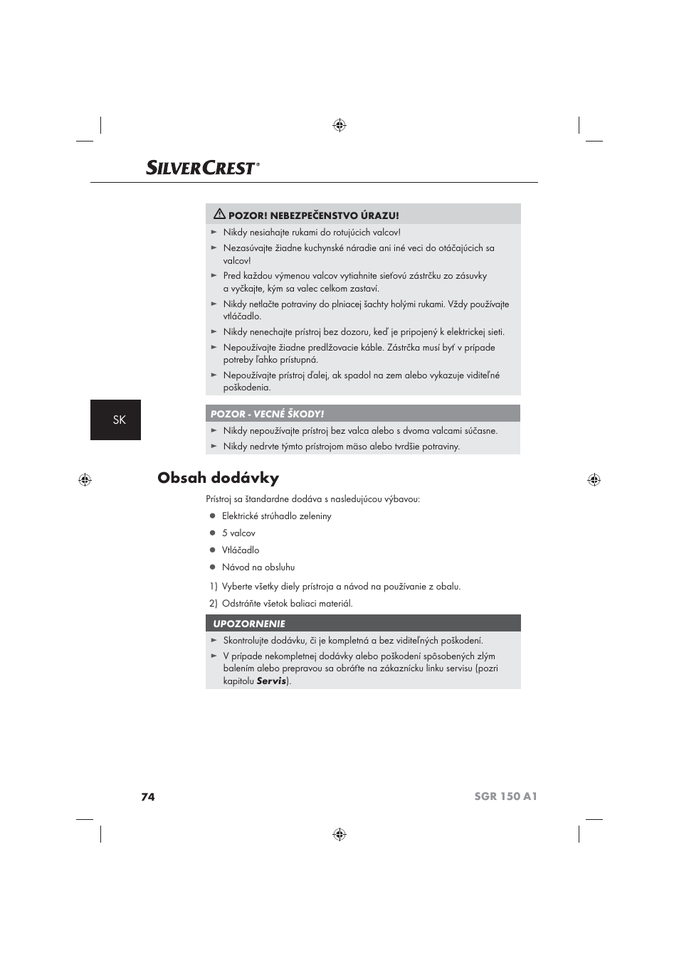Silvercrest SGR 150 A1 User Manual | Page 76 / 101