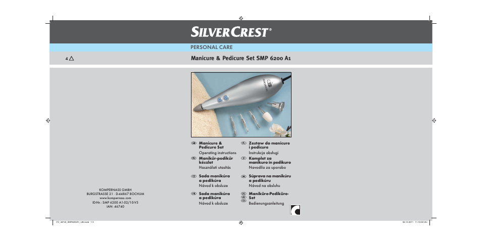 Silvercrest SMP 6200 A1 User Manual | 98 pages