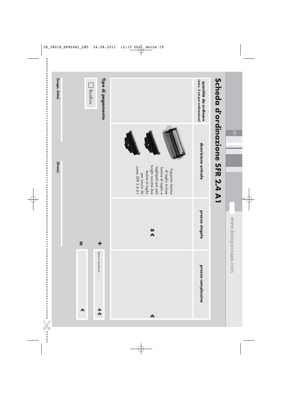 Sc heda d'or dinazione sfr 2.4 a1 | Silvercrest SFR 2.4 A1 User Manual | Page 21 / 44