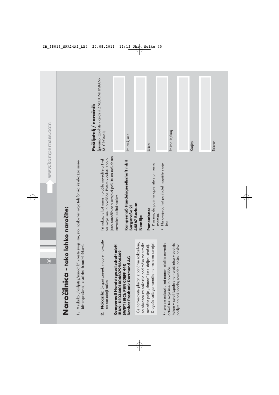 Nar očilnica, Ta k o lahk o nar očit e | Silvercrest SFR 2.4 A1 User Manual | Page 42 / 62