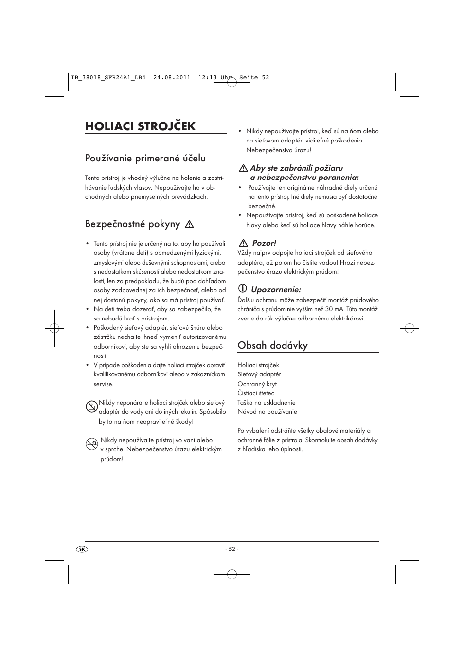 Silvercrest SFR 2.4 A1 User Manual | Page 54 / 62