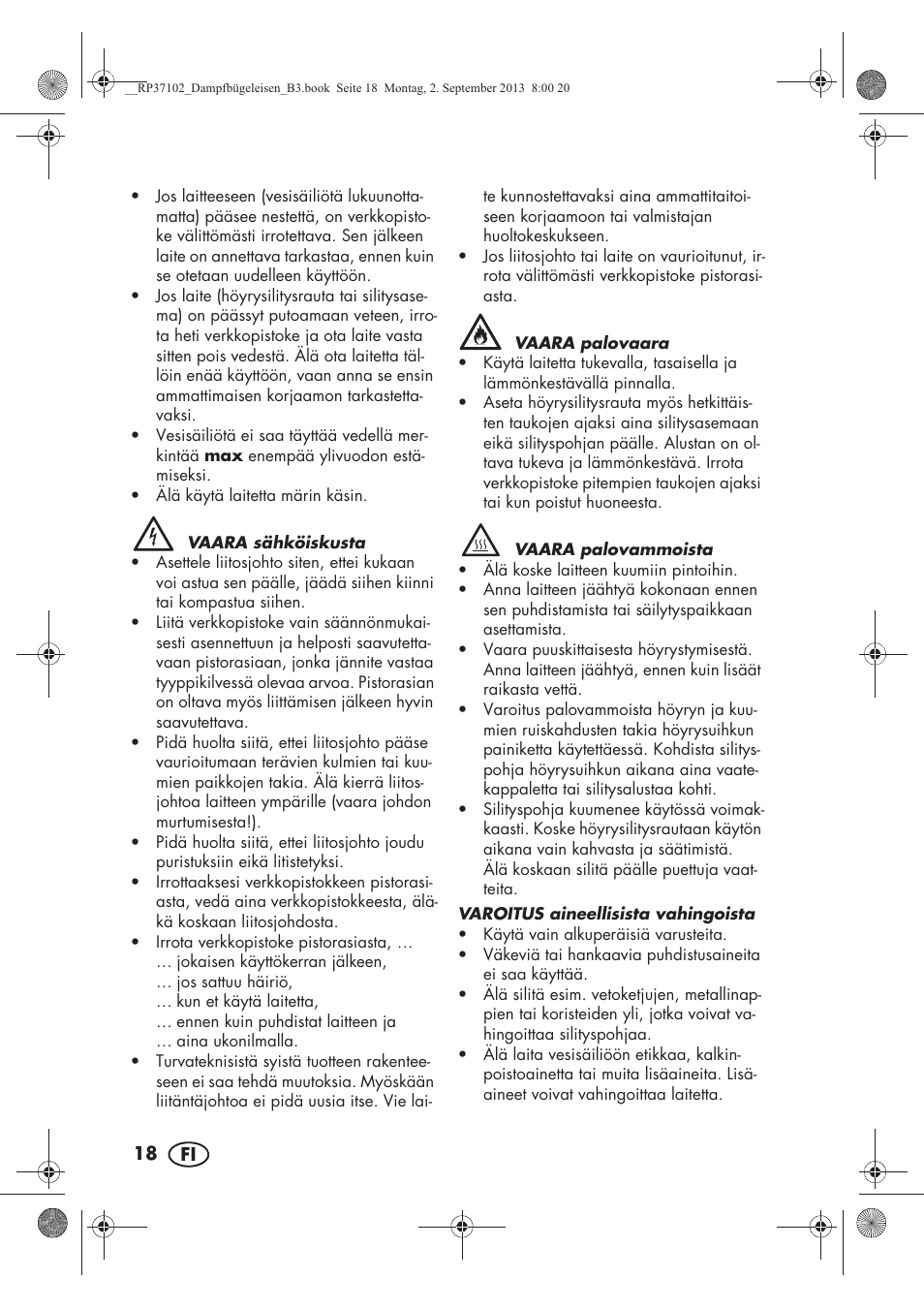 Silvercrest SDBK 2400 C2 User Manual | Page 20 / 98