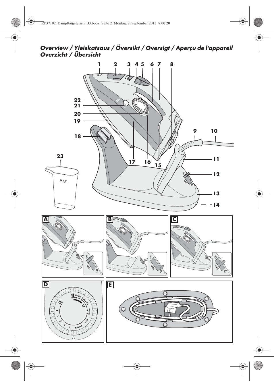 Silvercrest SDBK 2400 C2 User Manual | Page 3 / 98