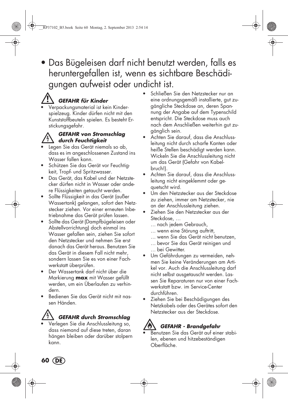 Silvercrest SDBK 2400 C2 User Manual | Page 62 / 74