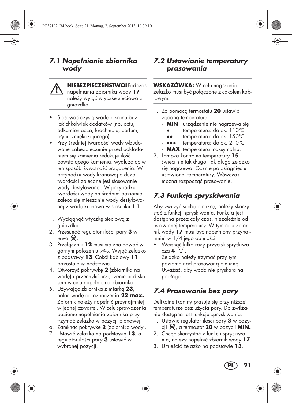 Silvercrest SDBK 2400 C2 User Manual | Page 23 / 94