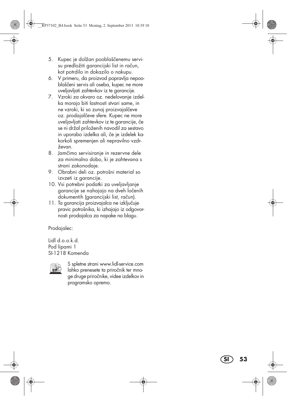 Silvercrest SDBK 2400 C2 User Manual | Page 55 / 94