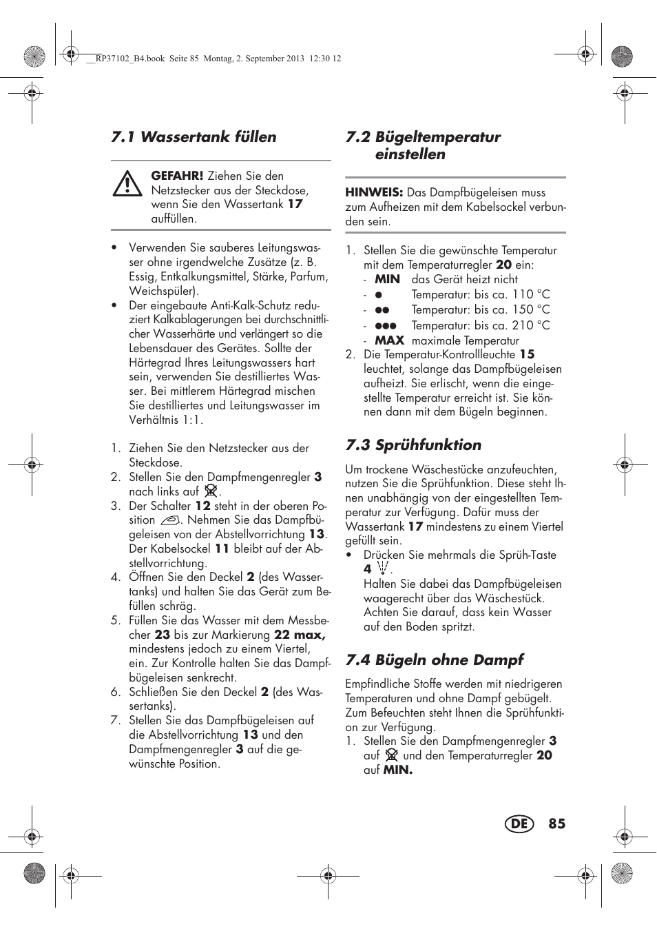 Silvercrest SDBK 2400 C2 User Manual | Page 87 / 94