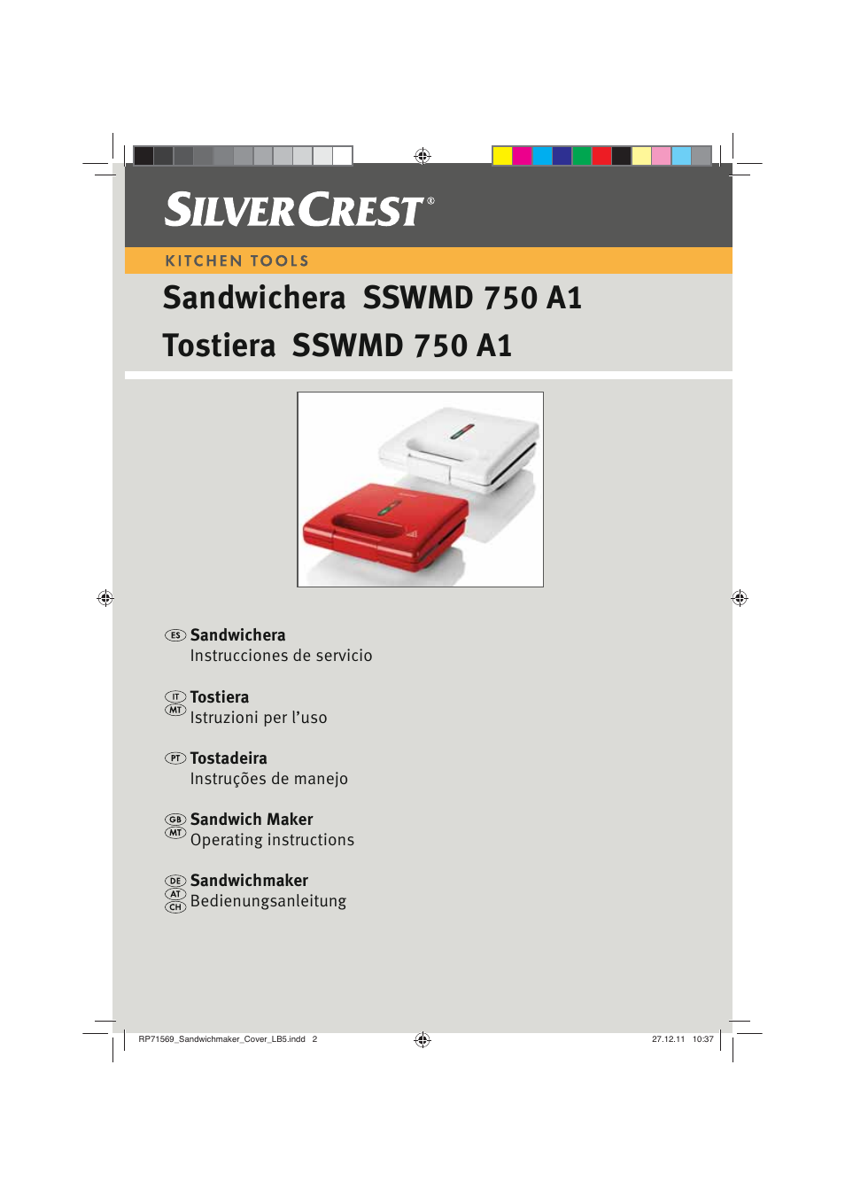 Silvercrest SSWMD 750 A1 User Manual | 46 pages