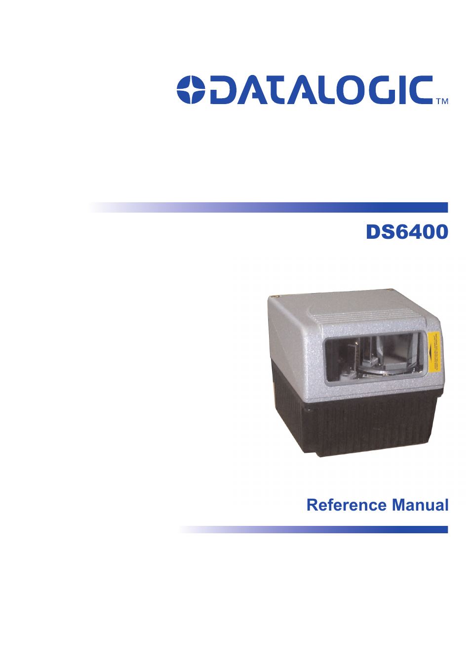 Datalogic Scanning DS6400 User Manual | 122 pages