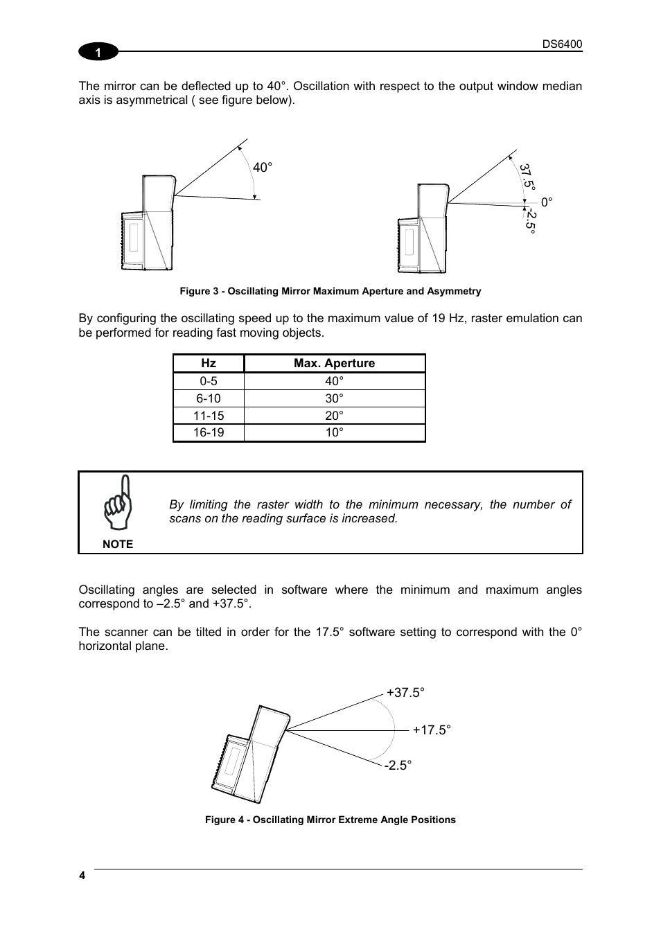 Datalogic Scanning DS6400 User Manual | Page 20 / 122