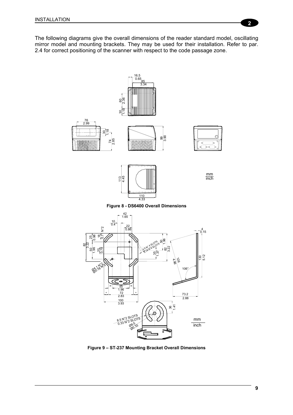 Installation | Datalogic Scanning DS6400 User Manual | Page 25 / 122