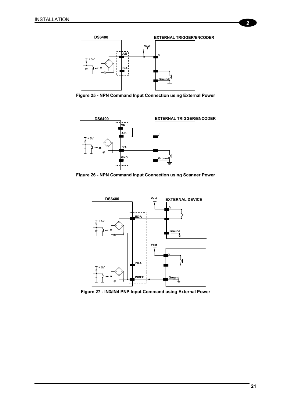 Installation | Datalogic Scanning DS6400 User Manual | Page 37 / 122