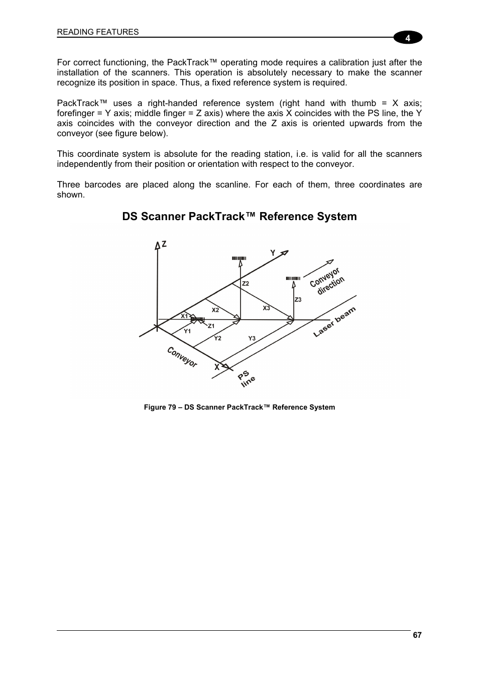 Ds scanner packtrack™ reference system | Datalogic Scanning DS6400 User Manual | Page 83 / 122