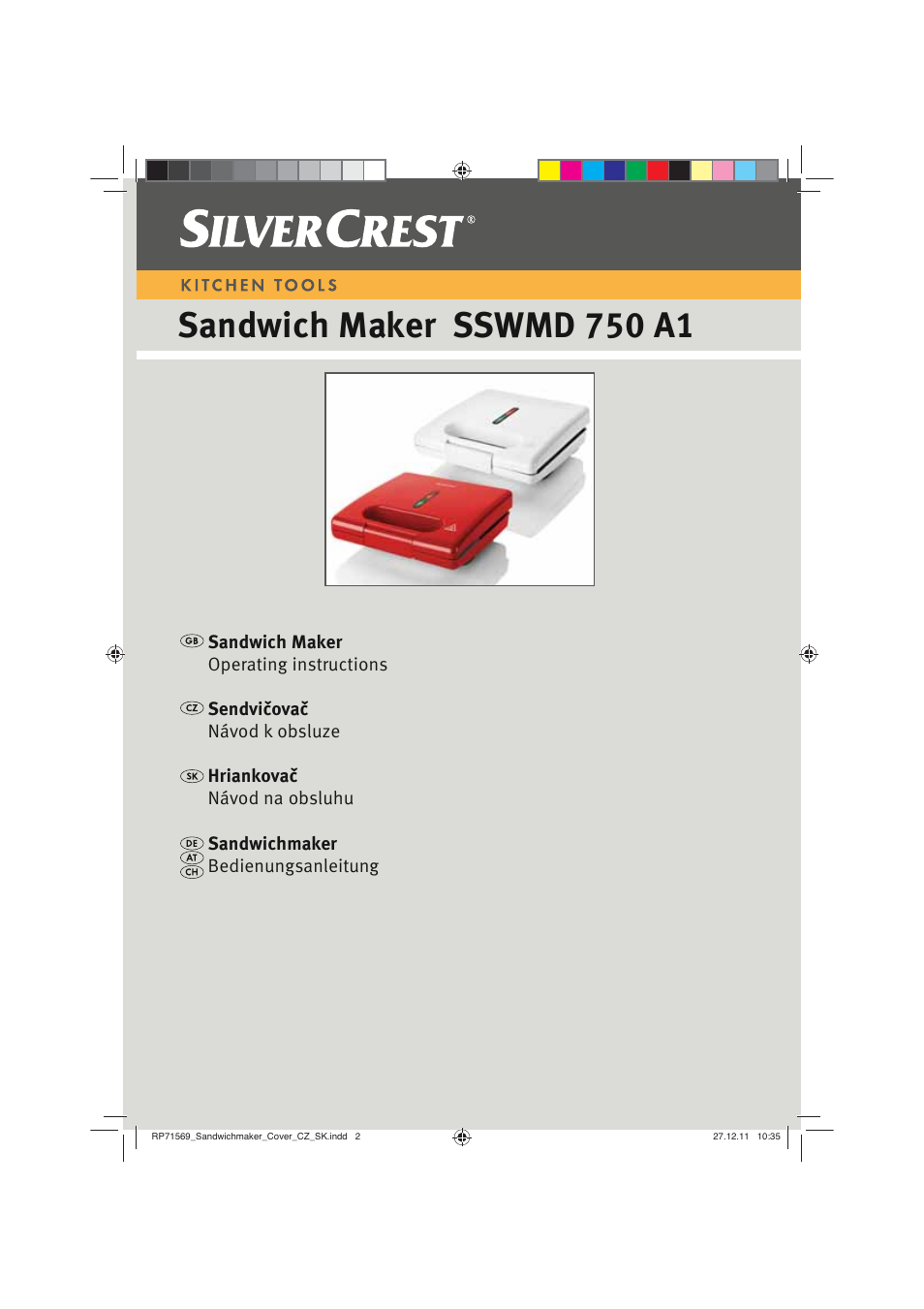 Silvercrest SSWMD 750 A1 User Manual | 38 pages