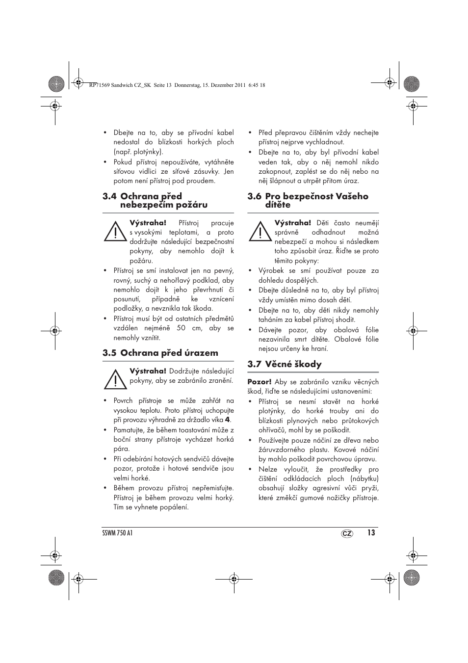 Silvercrest SSWMD 750 A1 User Manual | Page 15 / 38