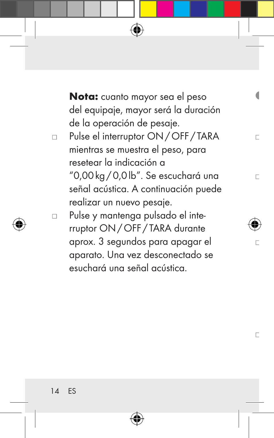 Cambiar la unidad de medida | Silvercrest Z31123 User Manual | Page 14 / 84