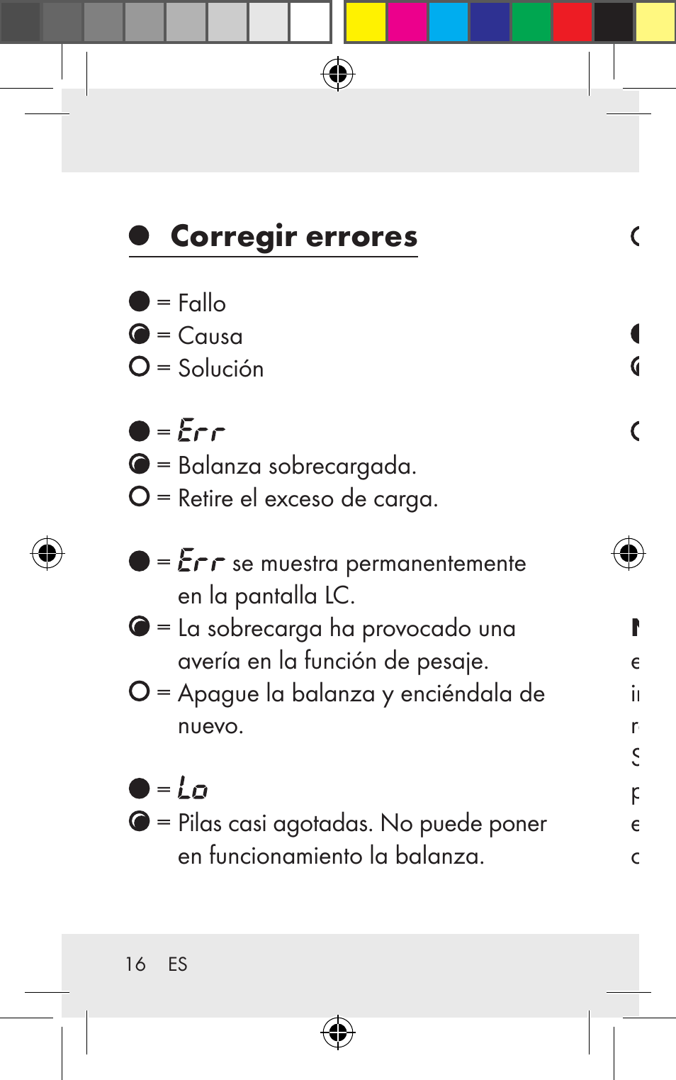 Corregir errores | Silvercrest Z31123 User Manual | Page 16 / 84