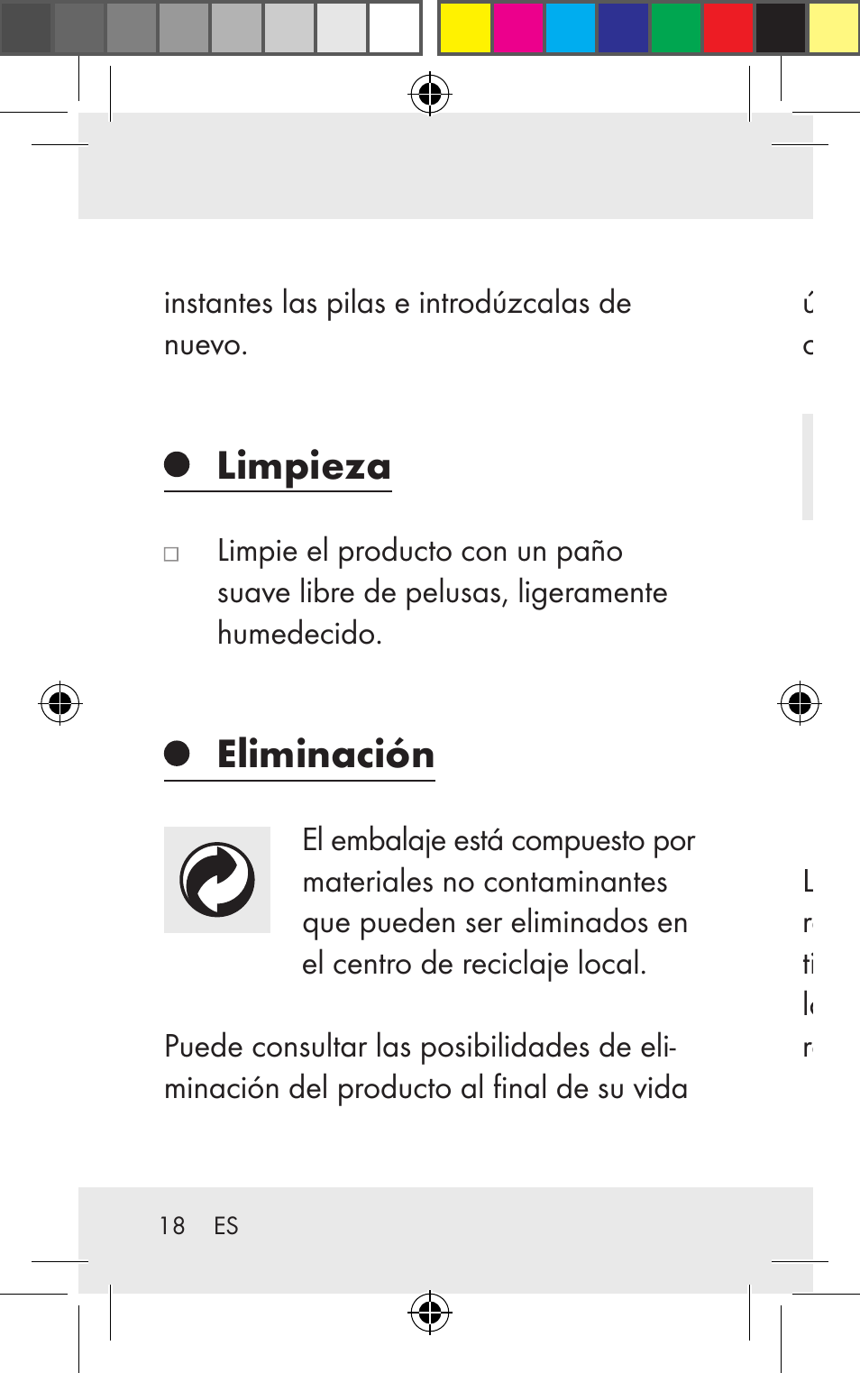 Limpieza, Eliminación | Silvercrest Z31123 User Manual | Page 18 / 84